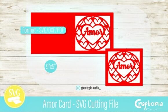 Amor Card 3D SVG: Valentine S Day Design Review