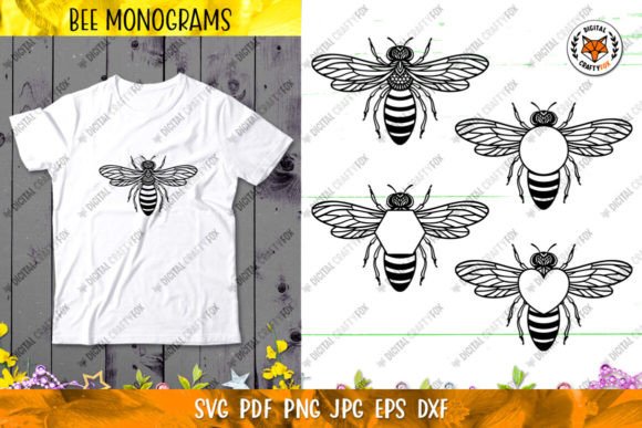 Bee SVG for Crafts and Graphics
