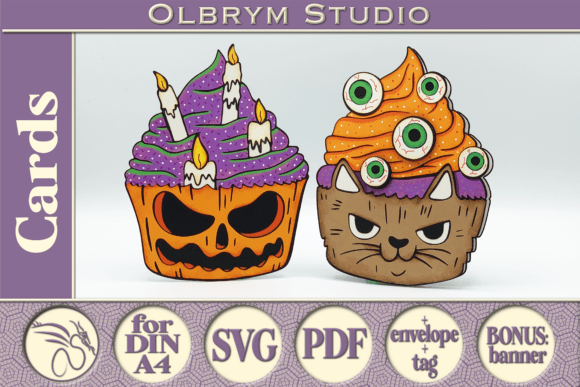 Creepy Muffins Gift Card SVG: A 3D Halloween Review