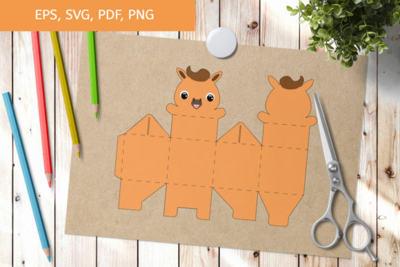 Cute Horse Gift Box: 3D SVG Review for Sellers