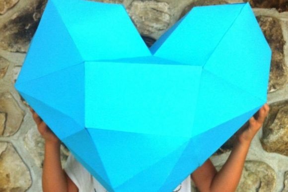Extra Heart Paper Sculpture: 3D SVG Objects Review