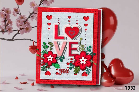 Floral Heart Valentine Gift Card SVG1932 Review