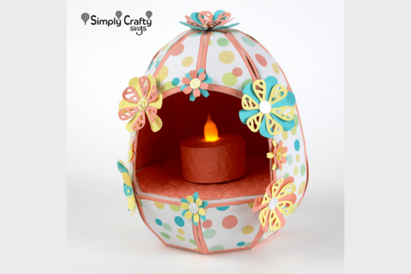 Hollow Easter Egg SVG: 3D Design Review