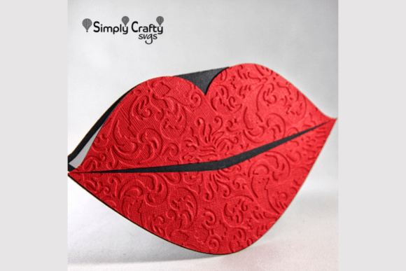Lips Pop Up Card SVG: 3D Valentine's Day Review