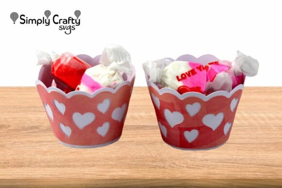Lots of Hearts Treat Cup SVG: 3D Freebies Review
