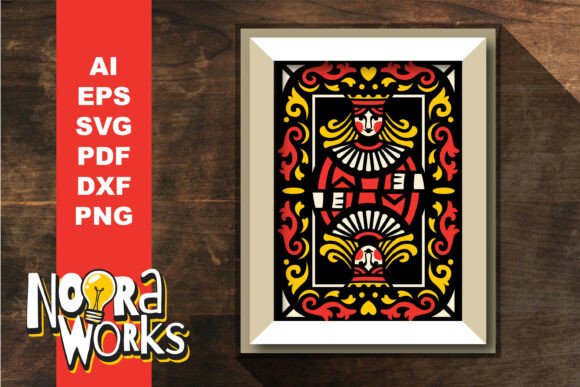 Queen of Hearts Shadow Box: 3D SVG Review