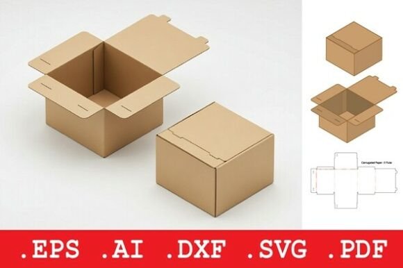 Rectangular Tuck-End Retail Box: 3D SVG Objects Review