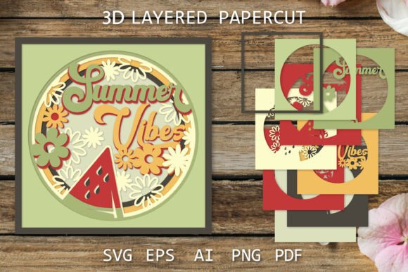Summer Vibes Retro 3D SVG Brand Review