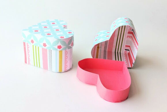 Valentine's Day Heart Gift Box 3D SVG Review