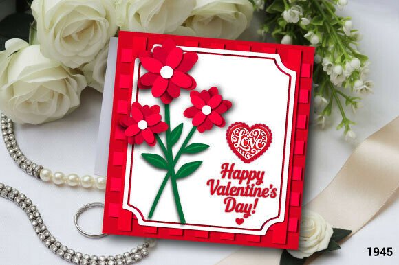 Valentine’s Day Floral Gift Card Svg1945: A 3D SVG Review